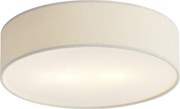 Plafoniera moderna bianca con paralume in velluto 38cm 2 luci - Luz