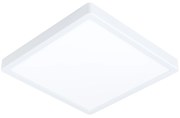 Plafoniera Moderna Fueva 5 In Acciaio Bianco Led Integrato 20,5W 4000K Ip20