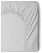 Lenzuolo elastico di cotone grigio, 180 x 200 cm - Good Morning