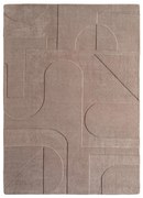 Tappeto marrone chiaro lavabile 80x150 cm Pompei 1614 – Ayyildiz Carpets