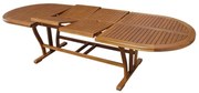 GENIUS - tavolo da giardino allungabile in legno massiccio di acacia