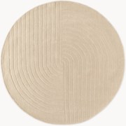 Tappeto rotondo in lana fatto a mano Mason