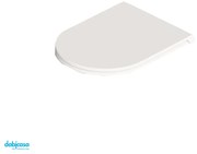 Alice Ceramica "Hide Round" Copriwater Soft-Close Bianco Lucido