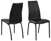 Sedia da pranzo AMAL 1 pz nero