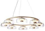 Nuura - Blossi 8 Lampadario Nordic Gold/Chiaro Nuura