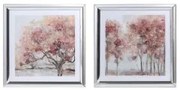 Quadro DKD Home Decor 69 x 2,5 x 69 cm Alberi Tradizionale (2 Unità)