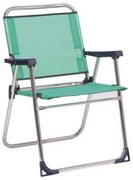 Sedia da Spiaggia Alco 631 ALF/30 Alluminio Fissa Verde 57 x 78 x 57 cm (57 x 78 x 57 cm)