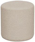 Sgabello in tessuto bouclé beige Ejby - House Nordic