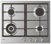 Essenza CDIH6GBFE4WX. Colore del prodotto: Acciaio inox, Posizionamento dell'apparecchio: Da incasso, Dimensione della larghezza del piano cottura: