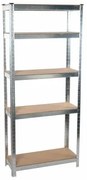 Scaffale Kinzo Legno Acciaio inossidabile 5 Mensole 750 kg 75 x 30 x 172 cm