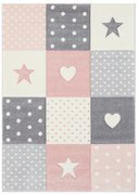 Tappeto Kids premium bambino rosa, L 190 x L 133 cm