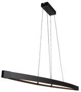 Lampada a sospensione moderna nera con LED dimmerabile a 3 step - Dasha