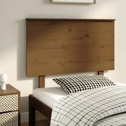 Testiera per letto miele 104x6x82,5cm in legno massello di pino