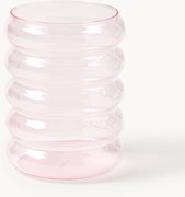 Set di 4 bicchieri da long drink in vetro soffiato borosilicato Bubbly