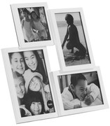 Cornice bianca per 4 foto Isernia - Balvi