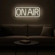 Scritta neon colorata On air da parete usb