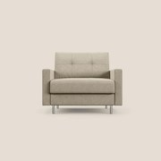Megan poltrona letto in microfibra smacchiabile T11 tortora