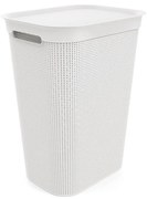 Cesto per biancheria in plastica bianca 50 l Brisen - Rotho