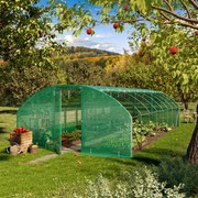 TOOLPORT Serra tunnel 4x8m, telo in PE, verde - (8993)