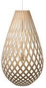 David Trubridge - Koura Lampada a Sospensione H100 Bianco 1 Lato David Trubridge