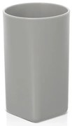 Portaspazzolini da appoggio grigio in abs Tender