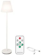 Lampada da Terra Lumineo 894460 Bianco 150 cm Ricaricabile