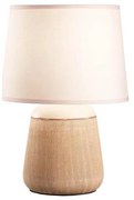 Ideal Lux - Lampada da tavolo KALI 1xE14/40W/230V ceramiche/color crema/beige