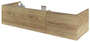 Mobile da bagno sotto lavabo SENSEA Neo lucido L 135 x H 32 x P 48 cm 1 cassetto, lavabo non incluso