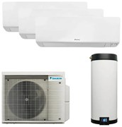 Pompa di calore ariaacqua DAIKIN Multi+ trisplit con bollitore 90 L