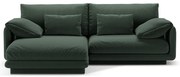 Divano angolare verde scuro (angolo sinistro) Torino - Micadoni Home