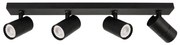 ITALUX SPL-2813-4B-BL - Faretto LACONI 4xGU10/35W/230V nero
