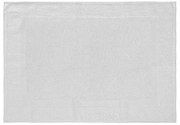 Tappeto scendi doccia 100% cotone in colore bianco 45x65 cm