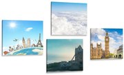 Set di quadri – Viaggio a Londra