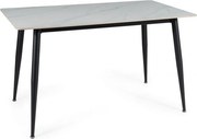 Tavolo Rion effetto marmo bianco - L130xl70xh76 cm