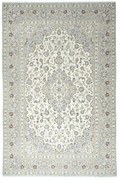 Kashan Tappeto persiano 370 x 240 Beige (Iran) Annodato A Mano