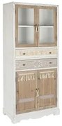 Armadio DKD Home Decor Bianco Naturale Cristallo Abete 86 x 40 x 180 cm 80 x 42 x 180 cm