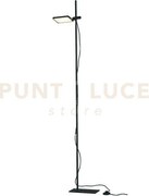 Piantana led book nera 18w 1820lm 3000k 25x16x182cm orientabile