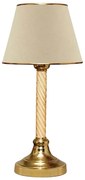 Lampada da tavolo AYD 1xE27/40W/230V beige/oro