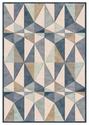 Tappeto Farashe 691 geometrico in viscosa multicolor, L 230 x L 160 cm