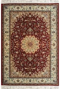Tappeto Oriental 144 orientale rosso e beige, L 230 x L 160 cm