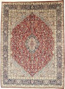 Kerman Tappeto persiano 390 x 290 Rosso (Iran) Annodato A Mano