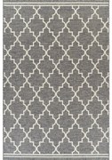 Tappeto Sea geometrico grigio, L 190 x L 133 cm