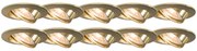 Set di 10 faretti incassati orientabili oro - Edu