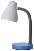 Lampada Da Scrivania In Plastica Moderna Toy Azzurro 1 Luce E27