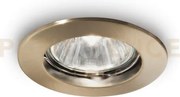 Jazz faretto da incasso brunito 1 luce attacco gu10 d.7,3cm