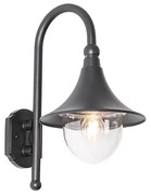 Lampada da parete per esterni classica nera IP44 - Daphne