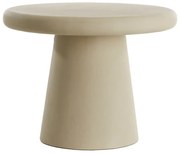 Tavolino rotondo beige ø 60 cm Kulona - Light &amp; Living
