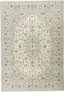 Kashan Tappeto 350x250 Beige (Iran) Annodato A Mano
