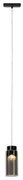 Lampada a sospensione moderna nera per sistema binario monofase con LED incluso - Magnetic Vance