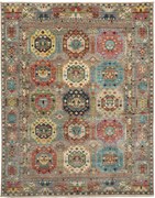 Samarkand Tappeto 200x150 Marrone (Pakistan) Annodato A Mano